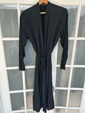 Eileen Fisher Duster/Robe with Subtle Dot Detail